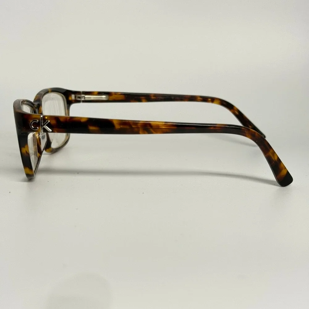 Calvin‎ Klein CK Eyeglasses Frames Tortoise Shell Rectangle 52-16-135 409 Brown